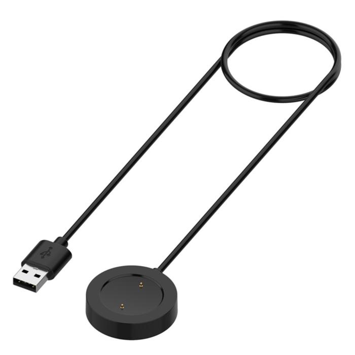 Bild 5,  1m USB Laddningskabel Xiaomi Color 2 / S1 Active / Color Sport Svart - Teknikhallen.se