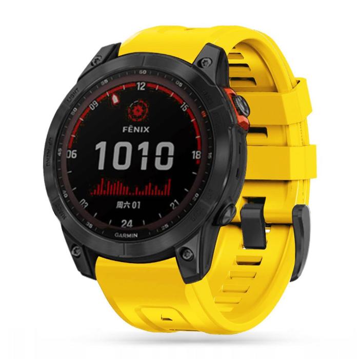 Bild 2, Tech-Protect Tech-Protect Garmin Fenix 5/6/6 Pro/7 Armband Iconband Gul - Teknikhallen.se