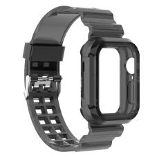  Apple Watch 38/40/41/42 mm Kristall Skal/Armband Tonad Svart - Teknikhallen.se