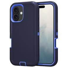  iPhone 16 Skal Extreme Shockproof Hybrid M&ouml;rk Bl&aring; - Teknikhallen.se