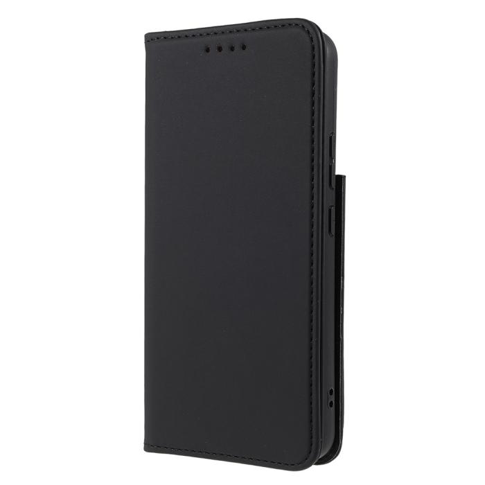 Bild 2,  Samsung Galaxy S22 Plus Fodral Flip Med Kortfack Svart - Teknikhallen.se