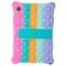  Galaxy Tab A8 10.5 Skal Pop It Fidget Kickstand Multicolor - Teknikhallen.se