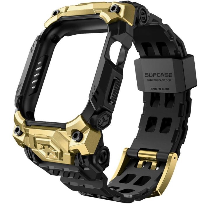 Bild 2, Supcase Supcase Apple Watch 10 46 mm Armband Unicorn Beetle Ore Guld - Teknikhallen.se