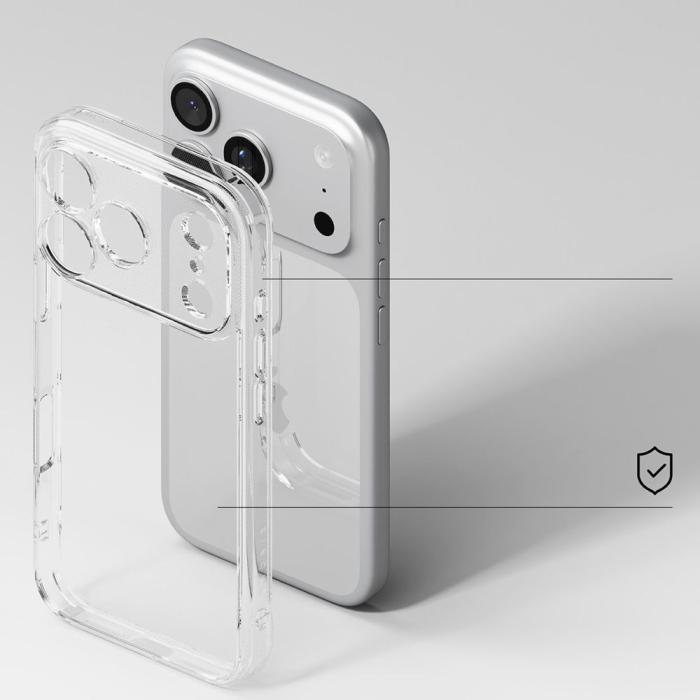 Bild 4, Ringke Ringke iPhone 17 Pro Skal Fusion Transparent - Teknikhallen.se