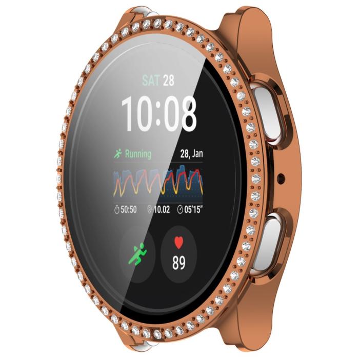 Bild 2,  Galaxy Watch 7 44 mm Skal Med Skärmskydd Strass Roséguld - Teknikhallen.se