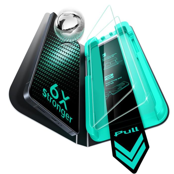 Bild 2, ESR ESR Galaxy S26 Ultra 2-PACK Skärmskydd UltraFit Armorite Pro Härdat Glas - Teknikhallen.se
