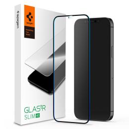 Spigen Spigen iPhone 12 / 12 Pro Skärmskydd Glass FC Härdat Glas - Teknikhallen.se