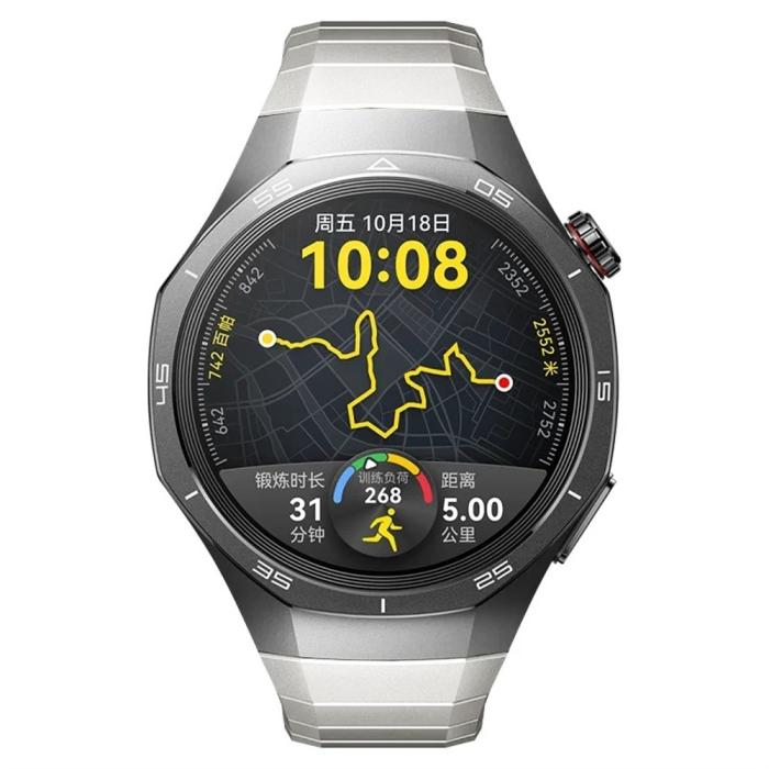 Bild 3,  Huawei Watch GT 6 46 mm Armband Rostfritt Stål Silver - Teknikhallen.se