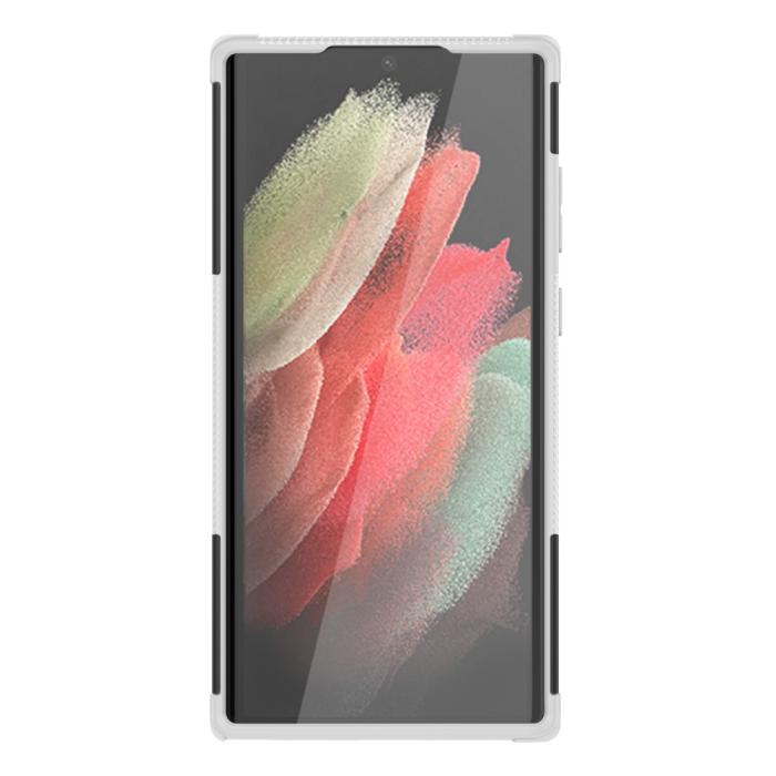 Bild 4,  Samsung Galaxy S22 Ultra Skal Ultimata Stöttåligt med Stöd Vit - Teknikhallen.se