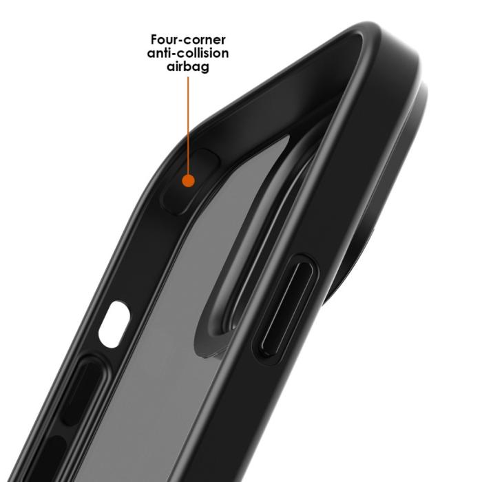Bild 5,  iPhone 12 / 12 Pro Skal MagSafe Hybrid Matt Svart - Teknikhallen.se