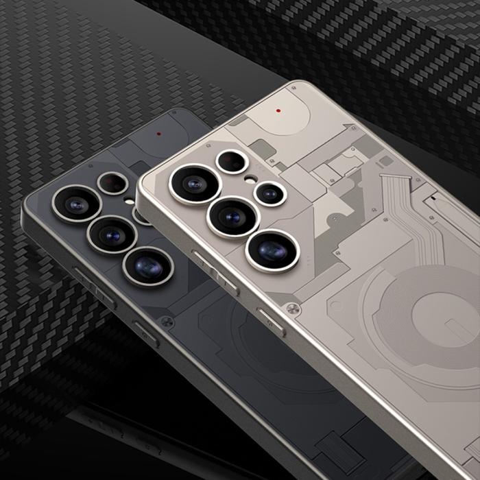 Bild 4, GKK GKK Samsung Galaxy S25 Ultra Skal Circuit Svart - Teknikhallen.se