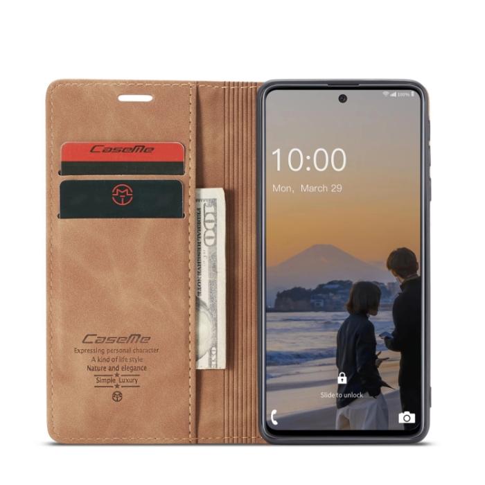 Bild 4, CASEME CASEME Samsung Galaxy A33 5G Fodral Retro Brun - Teknikhallen.se