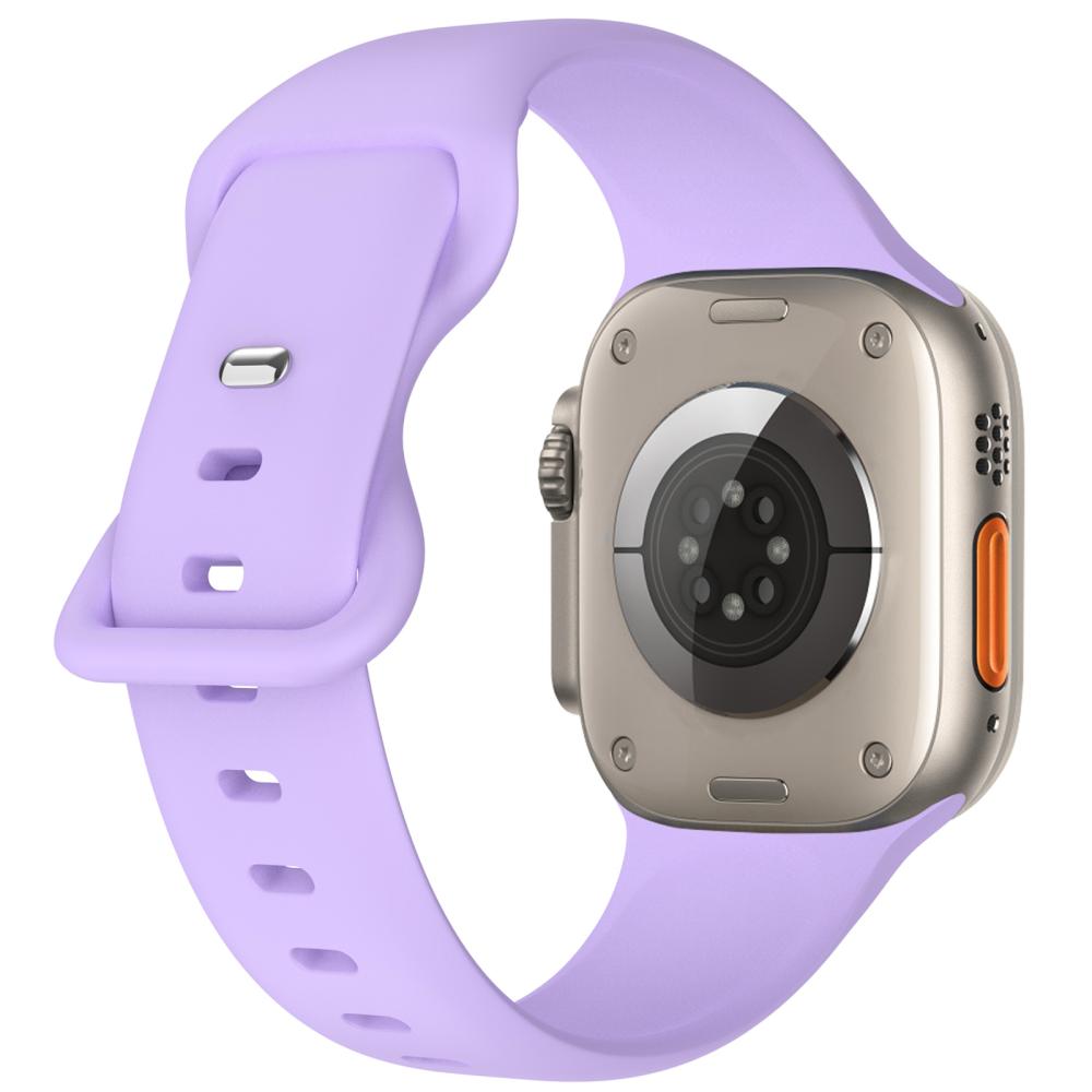 ColorPop Silikon Armband Butterfly Apple Watch 41/40/38 mm (M/L) Lila - Teknikhallen.se