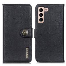 KHAZNEH KHAZNEH Samsung Galaxy S23 Fodral L&auml;der Svart - Teknikhallen.se