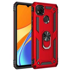  Xiaomi Redmi 9C Skal Ring Shockproof R&ouml;d - Teknikhallen.se