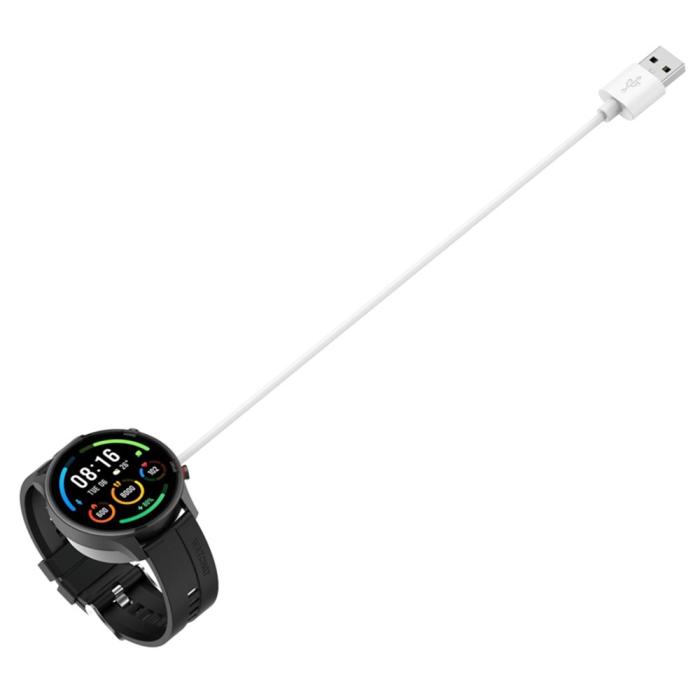Bild 3,  1m USB Laddningskabel Xiaomi Color 2 / S1 Active / Color Sport Vit - Teknikhallen.se