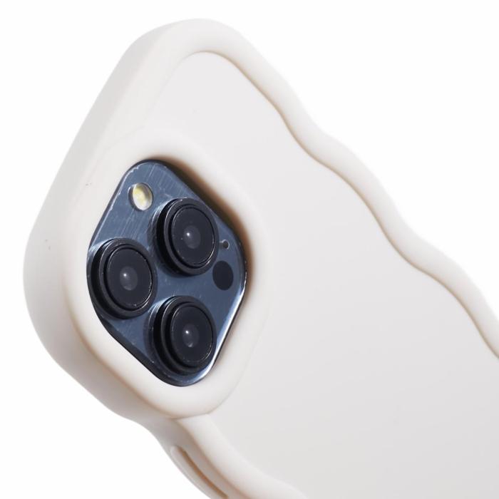 Bild 6,  iPhone 13 Pro Mobilskal Wavy Off White - Teknikhallen.se