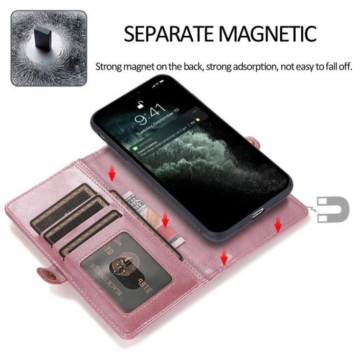 Bild 3,  iPhone 14 Pro 2in1 Fodral Magnet Med Frontficka Roséguld - Teknikhallen.se