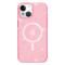  iPhone 15 Plus Skal MagSafe Hybrid Glitter Rosa - Teknikhallen.se