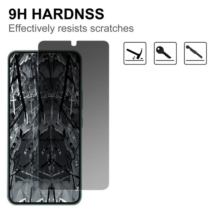 Bild 3,  Samsung Galaxy S24 Skärmskydd Härdat Glas Privacy - Teknikhallen.se