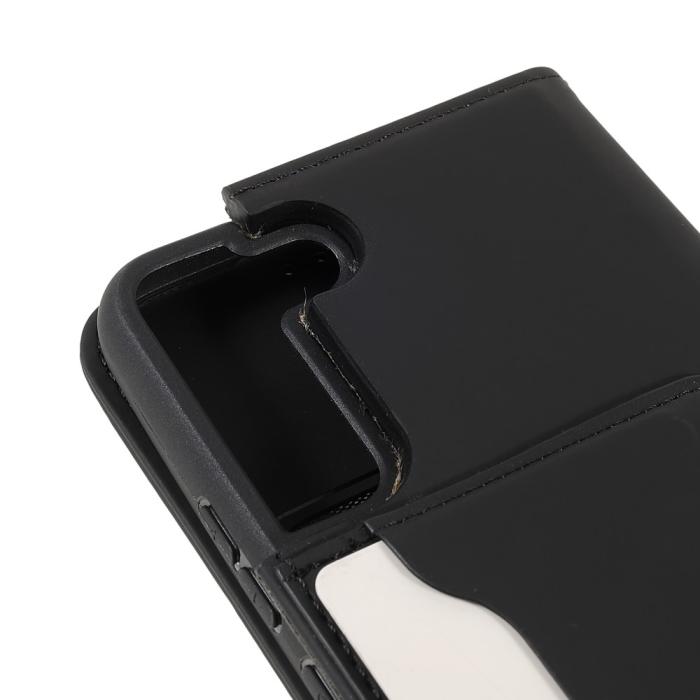 Bild 6,  Samsung Galaxy S22 Plus Fodral Flip Med Kortfack Svart - Teknikhallen.se