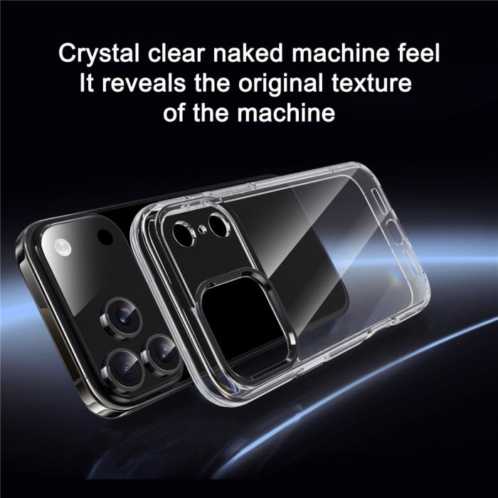 Bild 5, IPAKY IPAKY iPhone 17 Pro Max Skal Shockproof Transparent / Svart - Teknikhallen.se