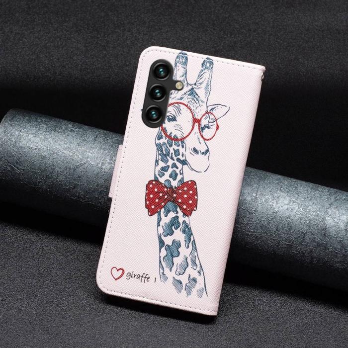 Bild 5,  Samsung Galaxy A14 4G/5G Fodral Med Tryck Giraff - Teknikhallen.se