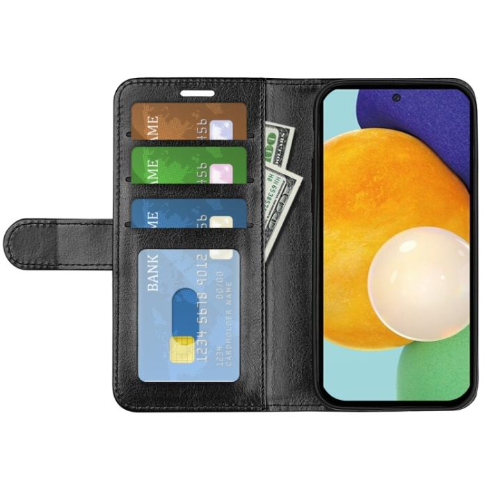 Bild 4,  Samsung Galaxy A13 4G Fodral Klassisk Struktur Svart - Teknikhallen.se