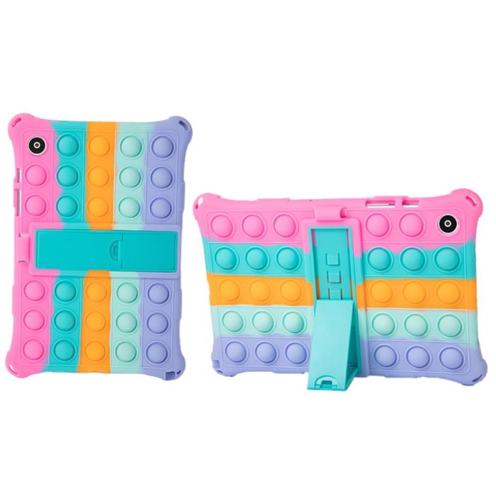 Bild 6,  Galaxy Tab A8 10.5 Skal Pop It Fidget Kickstand Multicolor - Teknikhallen.se