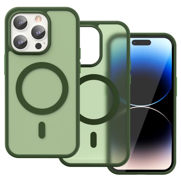 Bild 2, ColorPop ColorPop iPhone 14 Pro Skal CH MagSafe Matt Grön - Teknikhallen.se