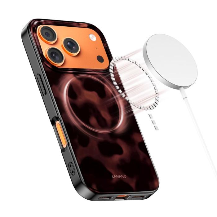 Bild 3, Tech-Protect Tech-Protect iPhone 17 Pro Skal MagSafe Lamano Panther - Teknikhallen.se