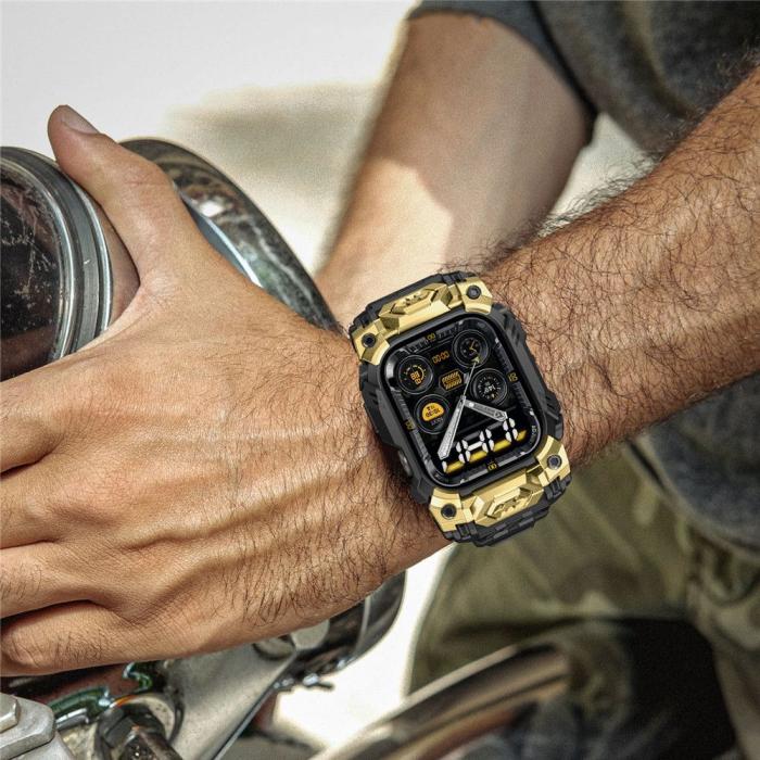 Bild 5, Supcase Supcase Apple Watch 10 46 mm Armband Unicorn Beetle Ore Guld - Teknikhallen.se