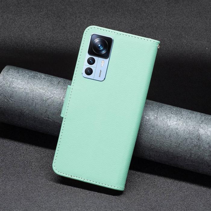 Bild 5,  Xiaomi 12T / 12T Pro Fodral Shark Litchi Grön - Teknikhallen.se
