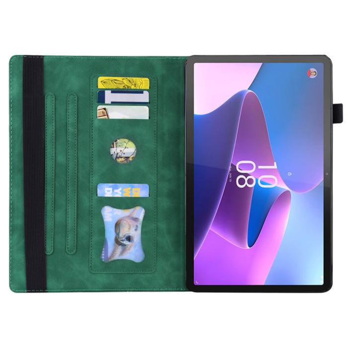 Bild 2,  Lenovo Tab P11 Pro Gen 2 Fodral Med Frontficka Grön - Teknikhallen.se