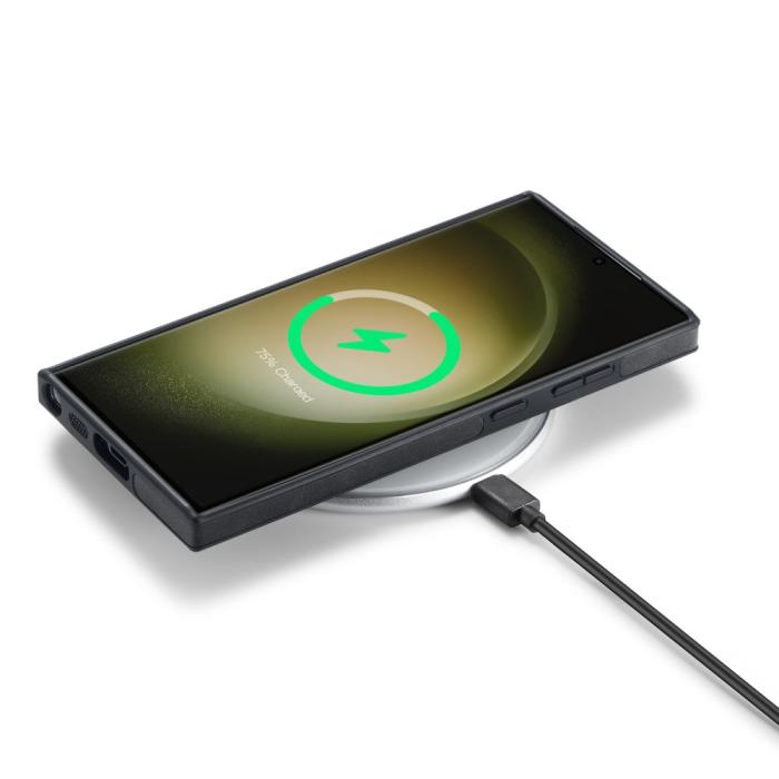 Bild 6, DG.MING DG.MING Samsung Galaxy S24 Ultra Skal Läderbelagt Svart - Teknikhallen.se