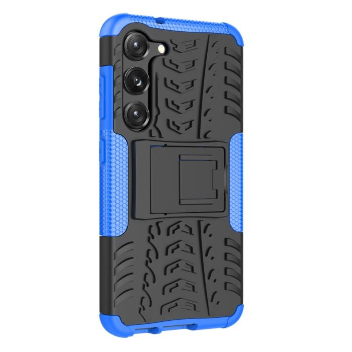 Bild 3,  Samsung Galaxy S23 Skal Ultimata Stöttåligt med Stöd Blå - Teknikhallen.se