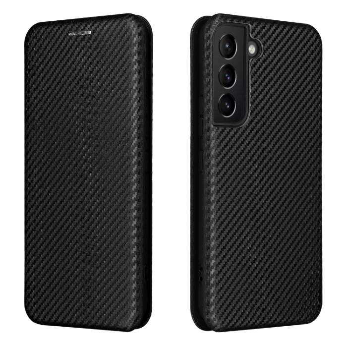 Bild 2,  Samsung Galaxy S22 Fodral Kolfiber Textur Svart - Teknikhallen.se