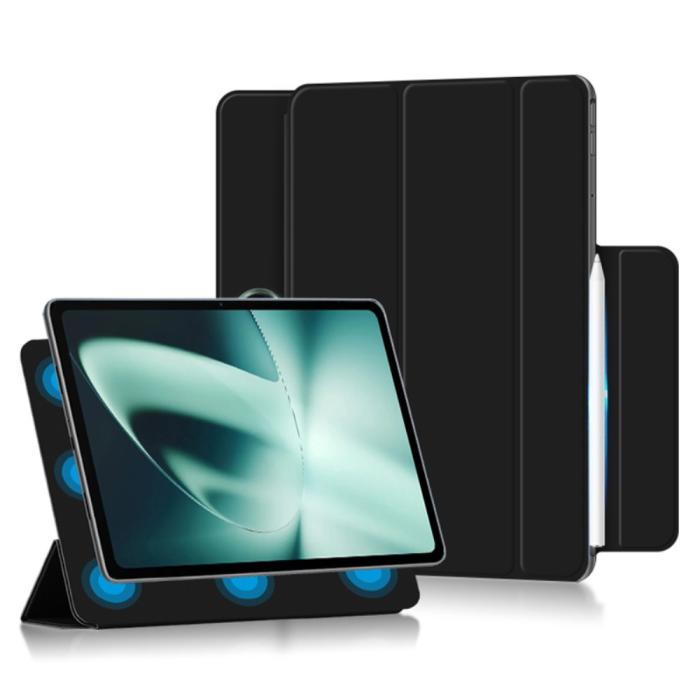 Bild 2,  OnePlus Pad 2in1 Magnetiskt Fodral / Skal Svart - Teknikhallen.se