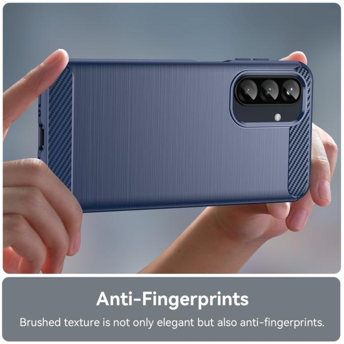Bild 6,  Samsung Galaxy A16 / A26 5G Skal Kolfiber Textur Blå - Teknikhallen.se