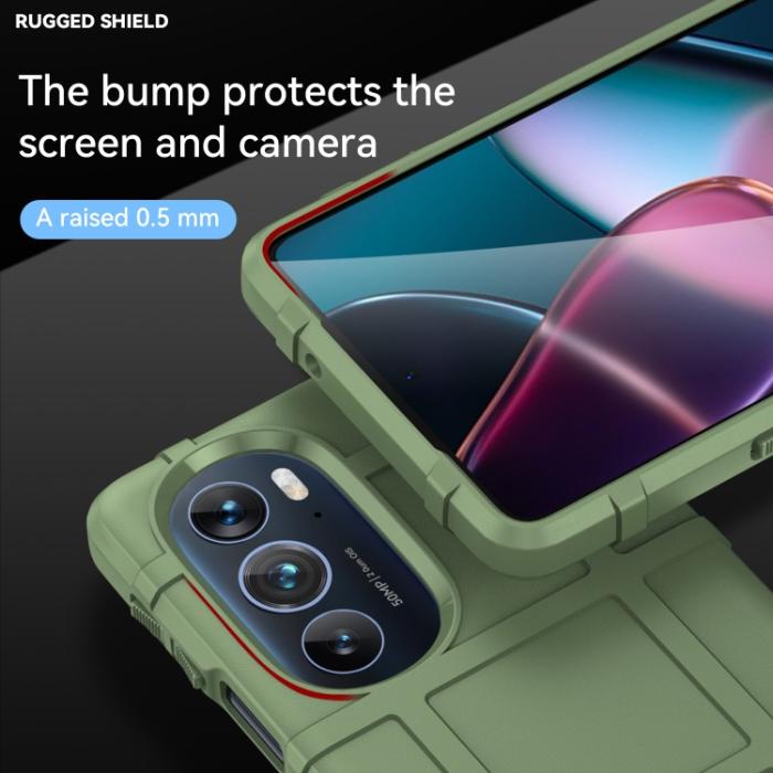 Bild 4,  Motorola Edge 30 Pro Skal Robust Grön - Teknikhallen.se