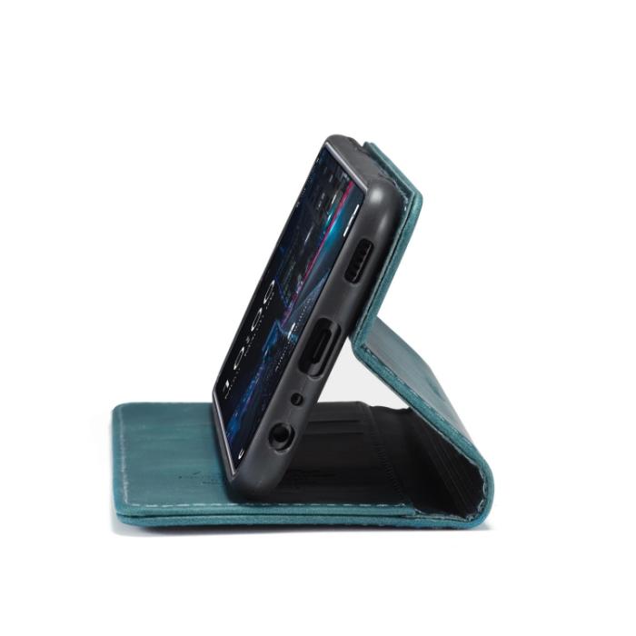 Bild 6, CASEME CASEME Samsung Galaxy A33 5G Fodral Retro Blå/Grön - Teknikhallen.se