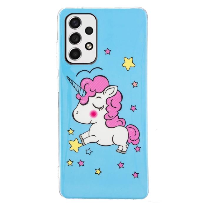 Bild 2,  Samsung Galaxy A33 5G Skal Glow-in-dark Unicorn - Teknikhallen.se