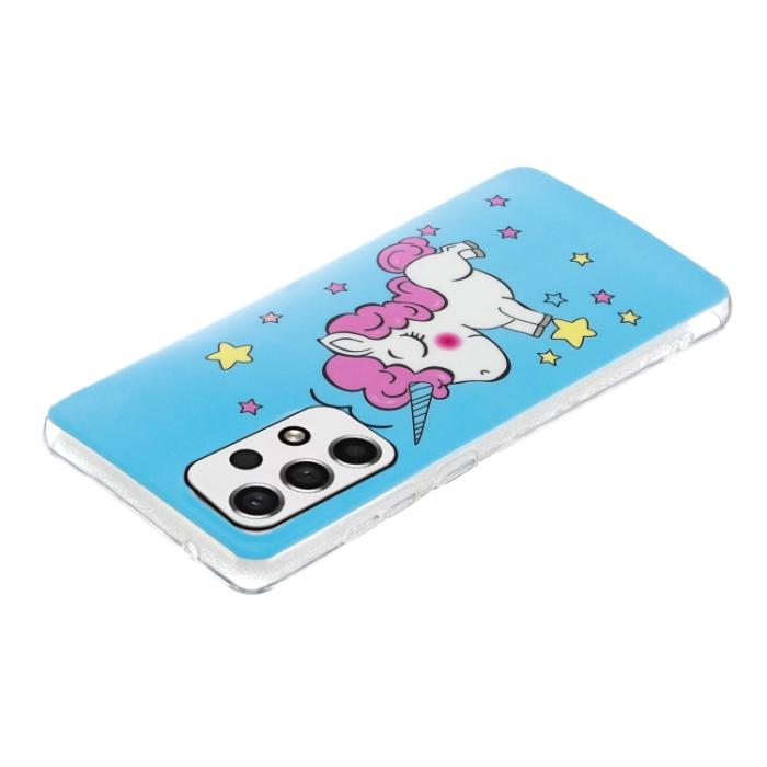 Bild 3,  Samsung Galaxy A33 5G Skal Glow-in-dark Unicorn - Teknikhallen.se