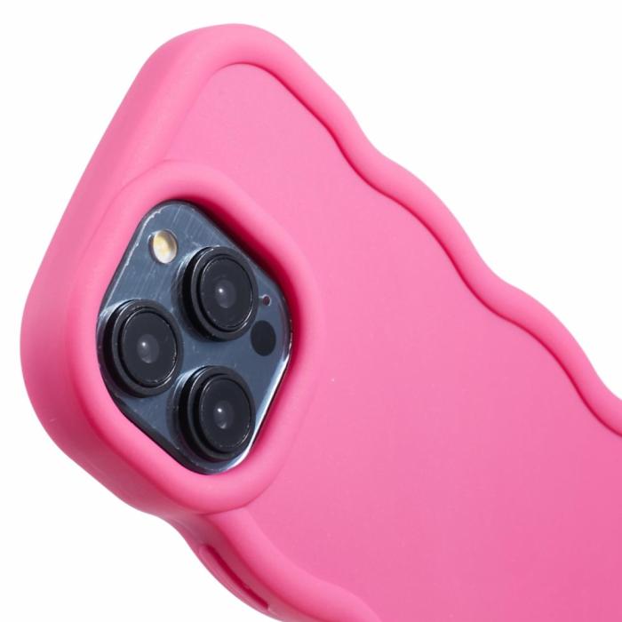 Bild 6,  iPhone 13 Pro Mobilskal Wavy Rosa - Teknikhallen.se