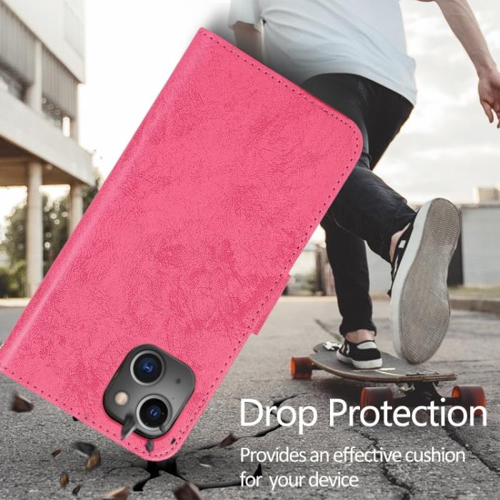Bild 5,  iPhone 14 Pro 2in1 Fodral Magnet / Skal Rosa - Teknikhallen.se