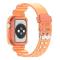  Apple Watch 38/40/41mm Kristall Skal/Armband Orange - Teknikhallen.se