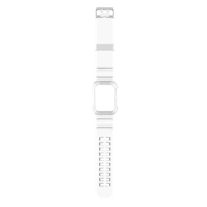 Bild 5,  Apple Watch 38/40/41/42 mm Kristall Skal/Armband Transparent - Teknikhallen.se