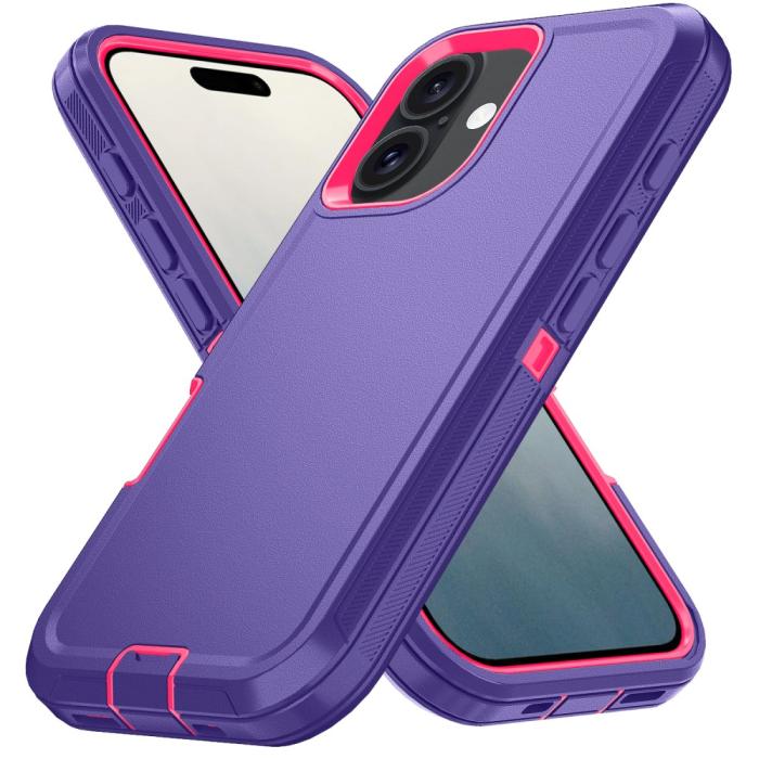 Bild 2,  iPhone 16 Skal Extreme Shockproof Hybrid Lila - Teknikhallen.se
