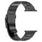  Apple Watch 42/44/45/49 mm Armband Steel Titanium Svart - Teknikhallen.se