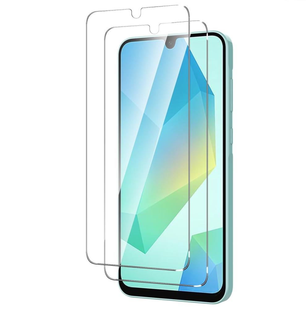  2-Pack Samsung Galaxy A16 / A16 5G Skärmskydd i Härdat Glas - Teknikhallen.se